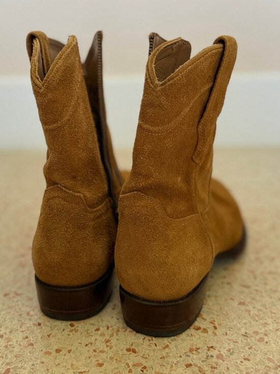 Tecovas The Dean Zip Boot - Honey Suede Leather - 9.5D main image 7